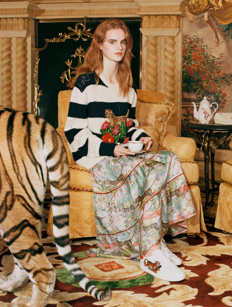 An image from Gucci's Year of the Tiger 2022 campaign.