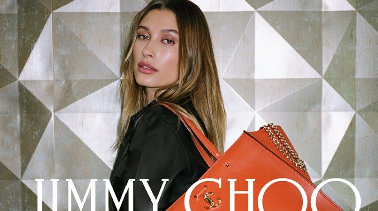 Hailey Bieber Jimmy Choo Varenne Bag Spring 2022 Campaign