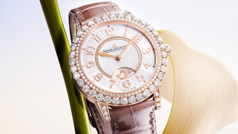 Jaeger LeCoultre Rendez-Vous Dazzling Night & Day Watch in Pink Gold