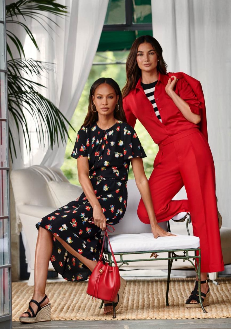 French Inspired Lauren Ralph Lauren Floral Dress Red Jumpsuit Resort 2022