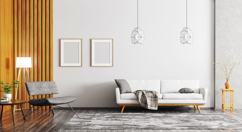 Living Room with Rug