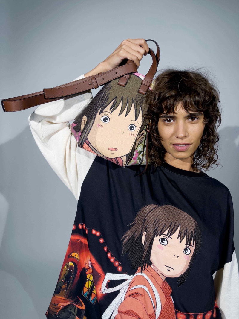 The LOEWE x Spirited Away collection drops on January 7th, 2022. Photo: Juergen Teller