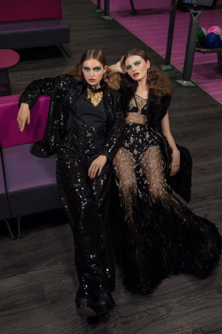 Maria & Nora Wear Glittering Styles for Marie Claire Hong Kong Maria & Nora Wear Glittering Styles for Marie Claire Hong Kong