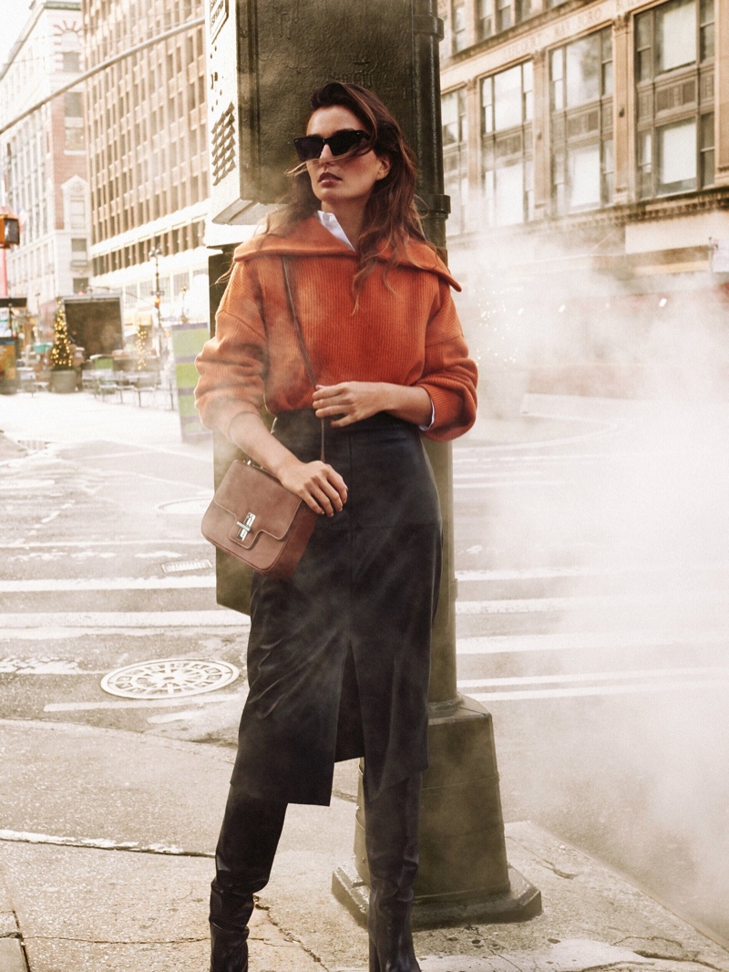 A New State of Mind: Andreea Diaconu Models Massimo Dutti's City Fashion