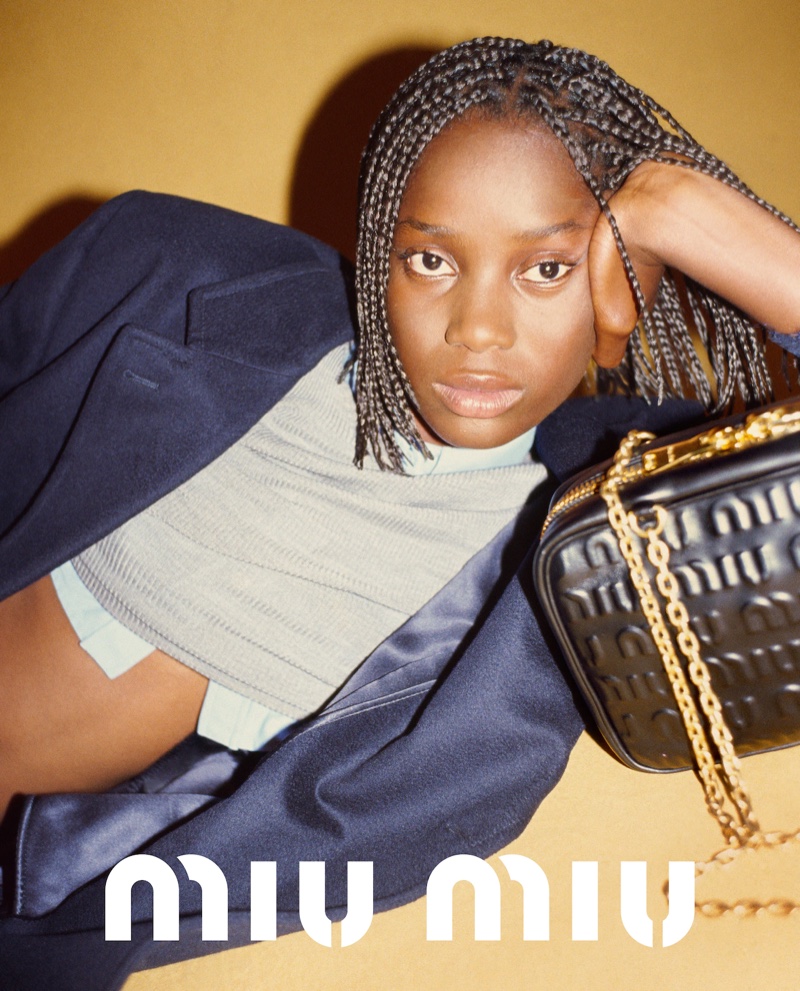 Mame Bineta Sane Miu Miu Spring 2022 Campaign