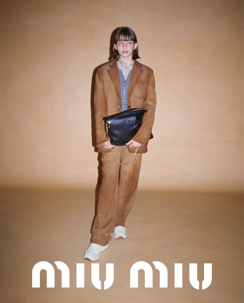 Ever Anderson Miu Miu 2022 Spring Campaign