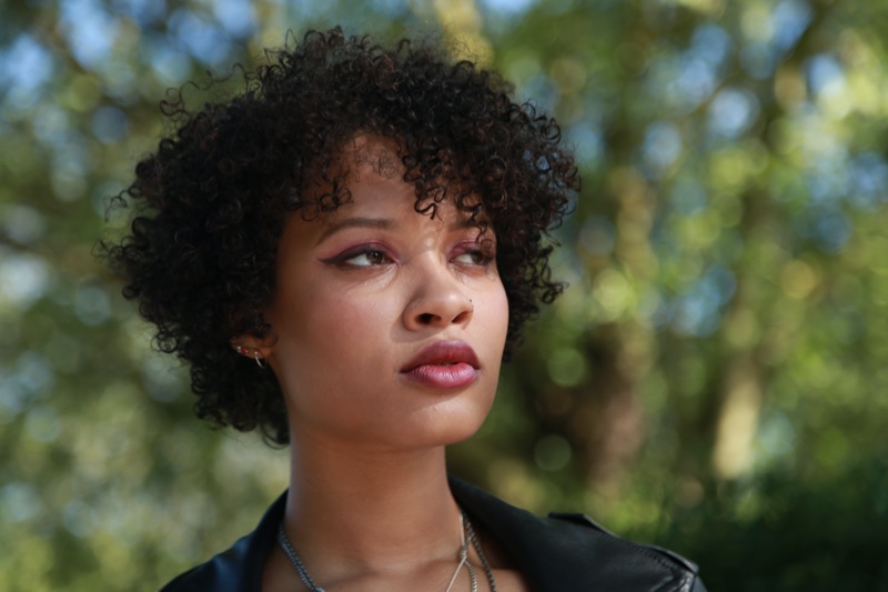 Short Curly Black Haircut