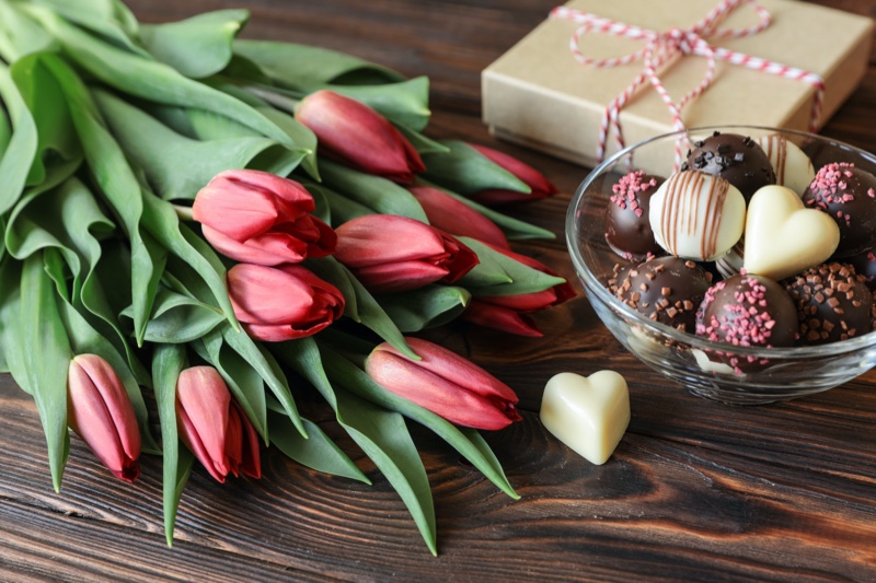 Tulips Chocolate Gift