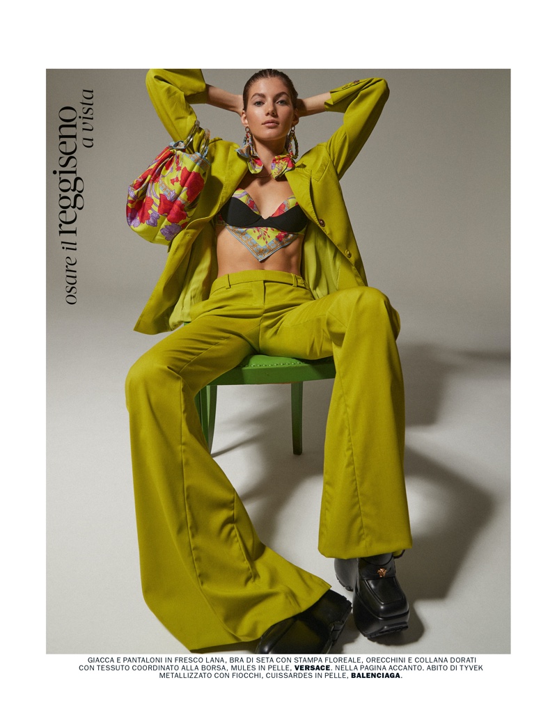 Valery Kaufman Wears New Season Trends for Marie Claire Italy
