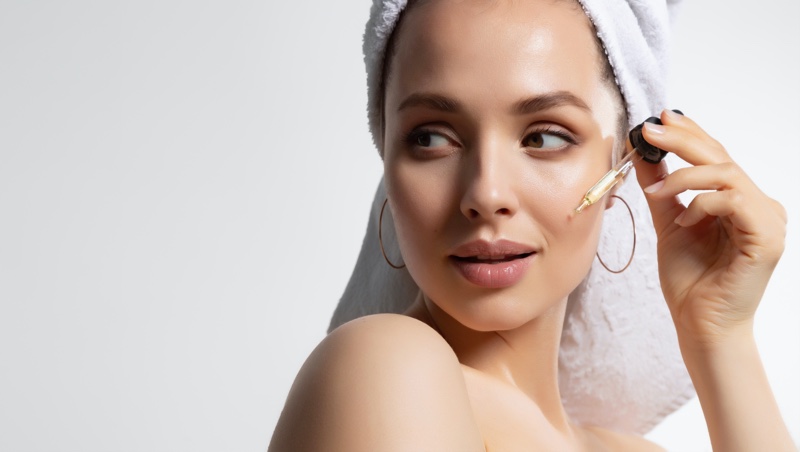 Woman Oil Skin Beauty