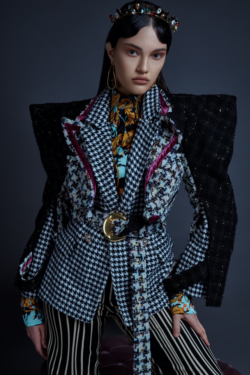 Yara Ross Poses in Eclectic Styles for L'Officiel Austria