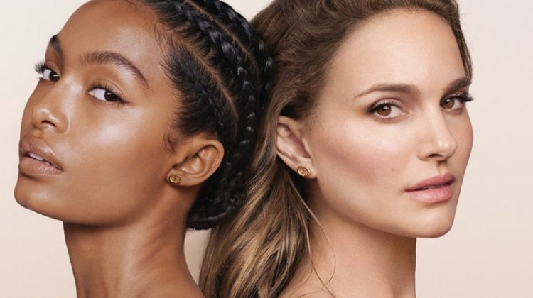 Yara Shahidi and Natalie Portman star in Dior Forever foundation campaign.