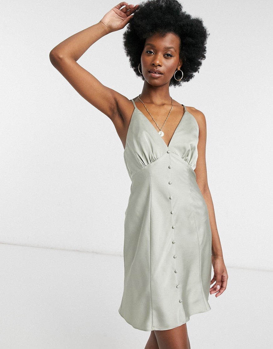 Asos silk slip dress outlet