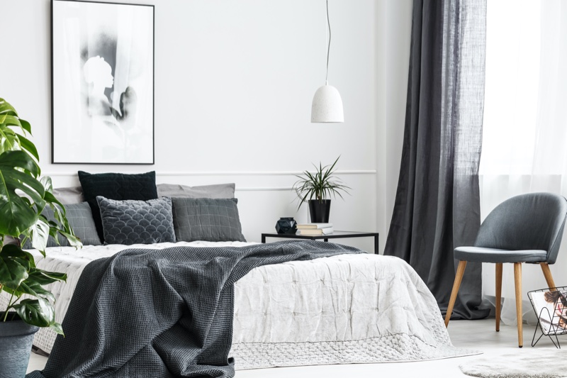 Bedroom Grey Color Palette