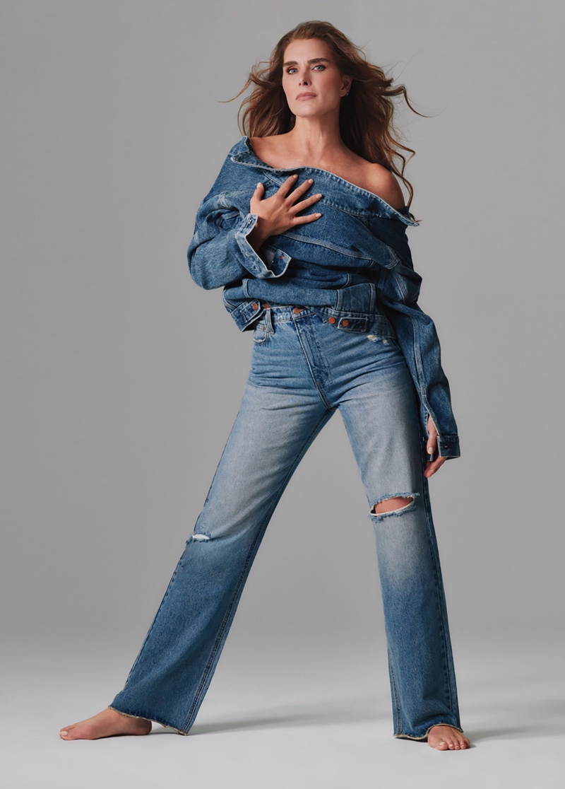 Brooke Shields Ripped Jeans Jordache