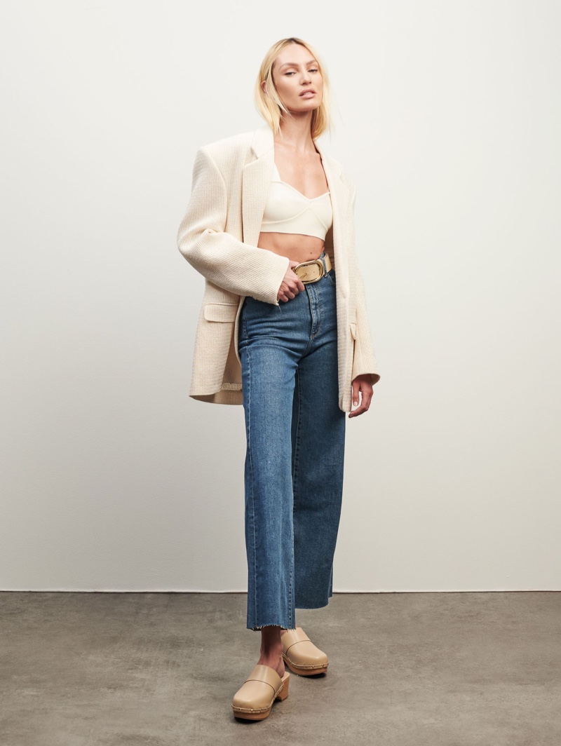 DL1961 Jeans Candice Swanepoel Crop Top