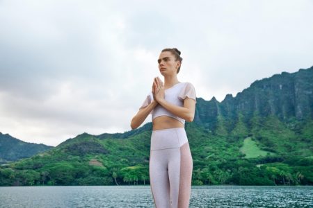 Cara Delevingne eco-friendly Exhale PUMA yoga 2022 collection