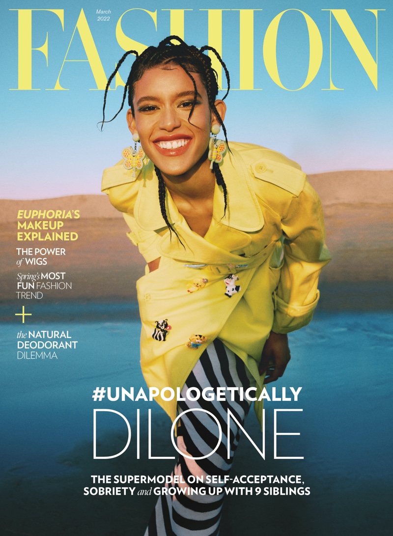 Dilone FASHION Magazine 2022 Cover Editorial Beach