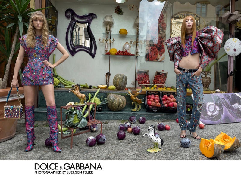 Ellen Dahlqvist Issa Lish Dolce & Gabbana Spring 2022 Campaign