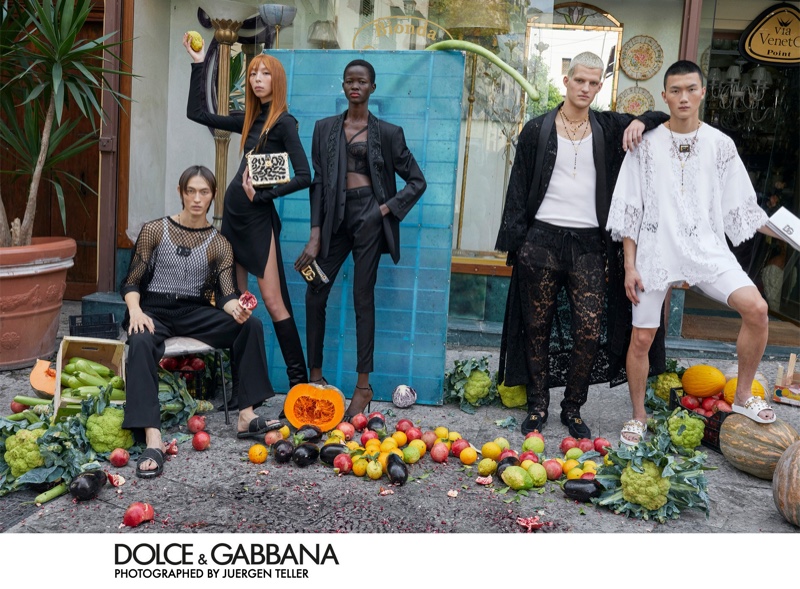 Dolce & Gabbana Makes a Statement in Sicily for Spring 2022 Campaign