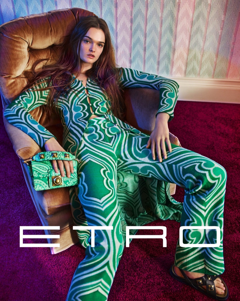 Lulu Tenney Etro Spring 2022 Campaign