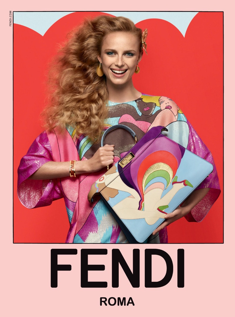 Fendi Rainbow Prints Spring 2022 Campaign