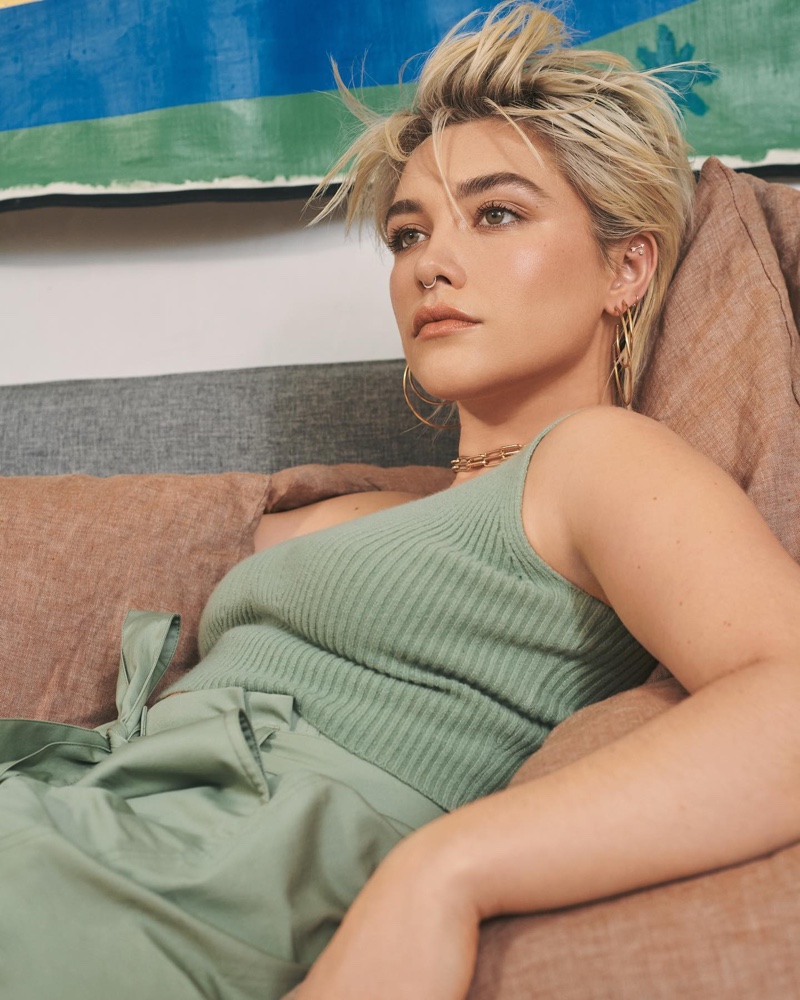 Florence Pugh First Fashion Campaign J. Crew