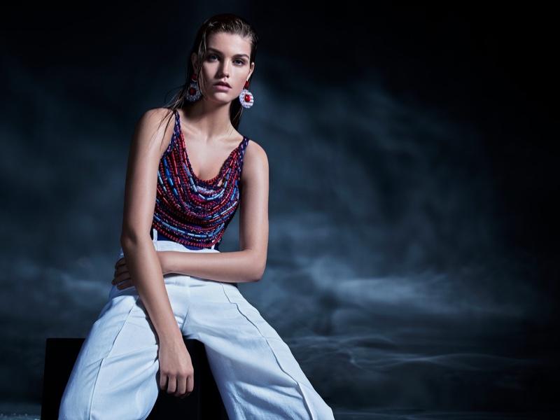 Luna Bijl Giorgio Armani Spring 2022 Campaign