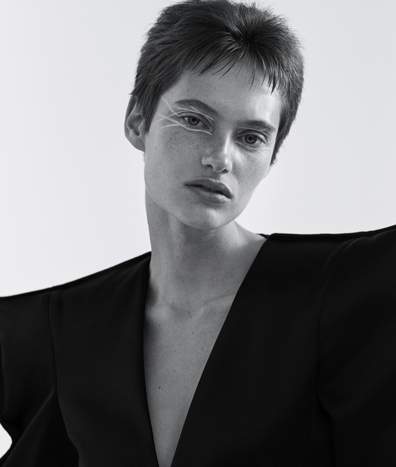 Greta Hofer WSJ. Magazine Black Outfits Fashion Editorial