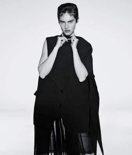 Greta Hofer WSJ. Magazine Black Outfits Fashion Editorial