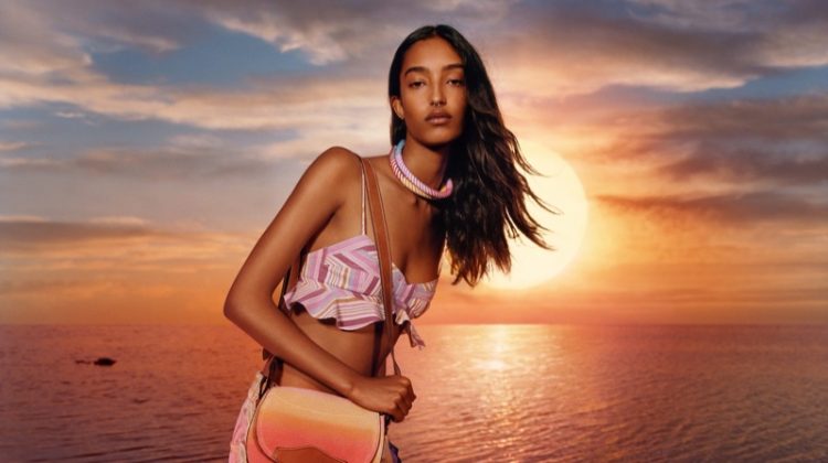 Rianne & Mona Pose Waterside in Isabel Marant Spring 2022 Campaign
