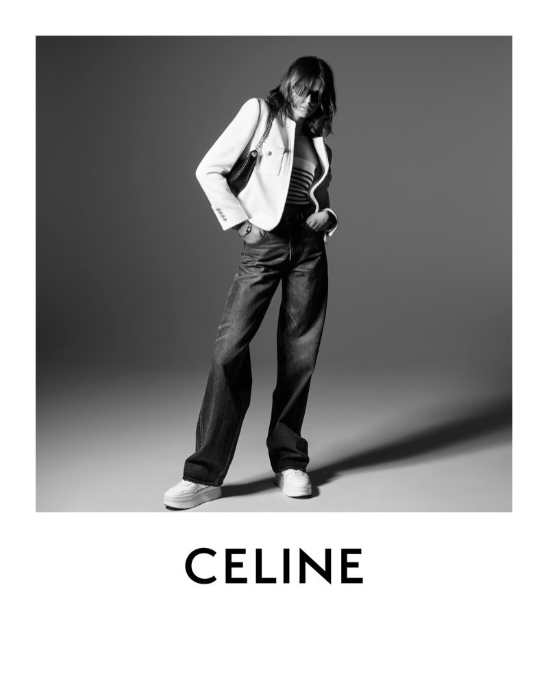See More Photos of Kaia Gerber in Celine's Summer 2022 Campaign