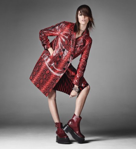 Kaia Gerber Takes the Spotlight for Ports 1961 Spring 2022 Campaign Kaia Gerber Red Snakeskin Print Ports 1961 Spring 2022