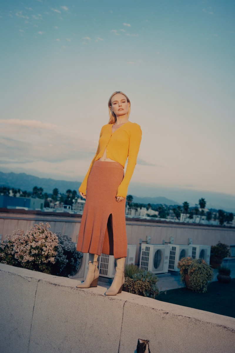 Kate Bosworth models at Normandie Hotel for rag & bone Spring 2022 Photo Project.