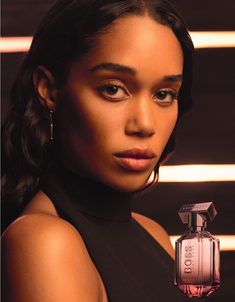 Laura Harrier BOSS Scent Le Parfum Her Campaign