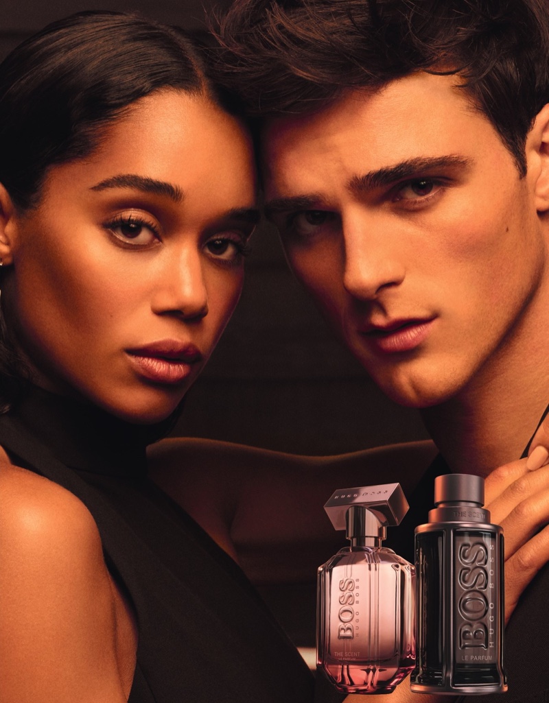 Laura Harrier Jacob Elordi BOSS Scent Fragrance Campaign