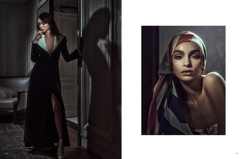 Luma Grothe Looks Luxe in Chanel for Harper's Bazaar Kazakhstan