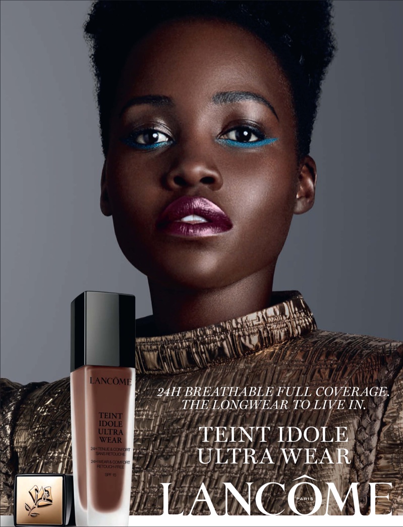 Lupita Nyong'o Lancôme 2022 Ad Campaign Face