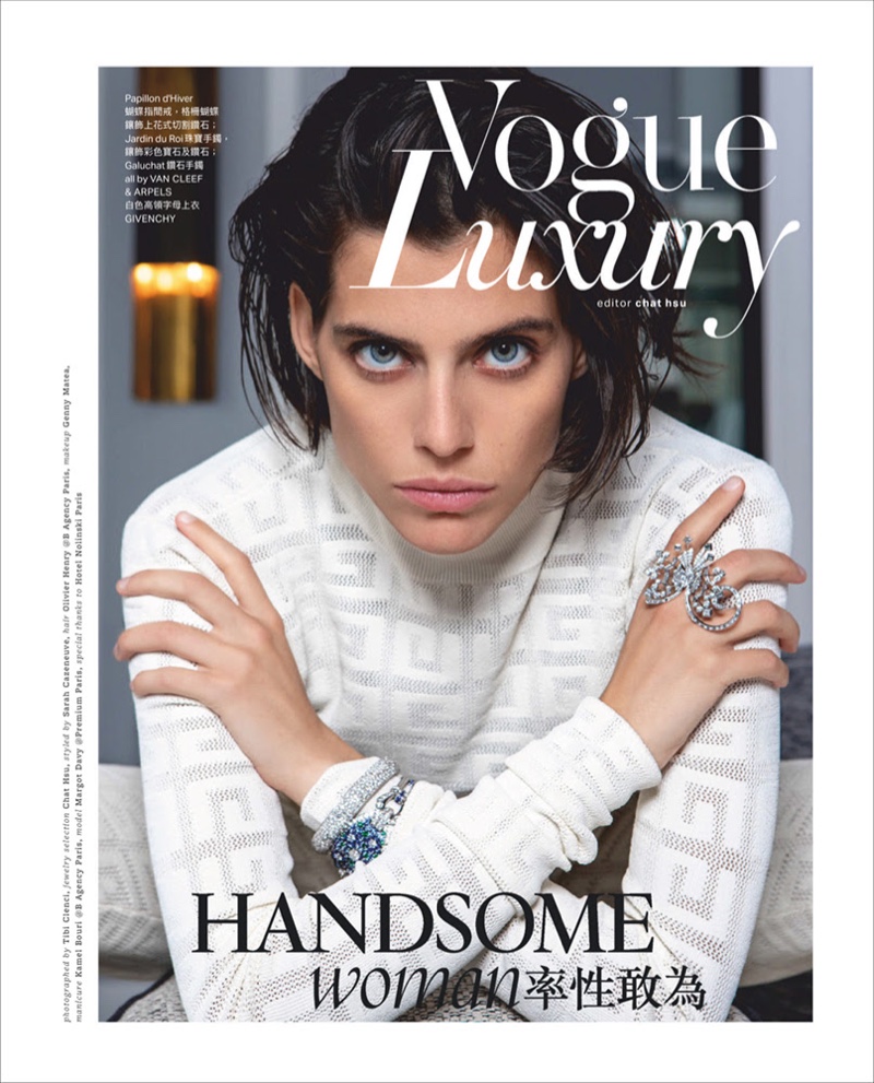 Margot Davy Embraces Luxury Gems for Vogue Taiwan