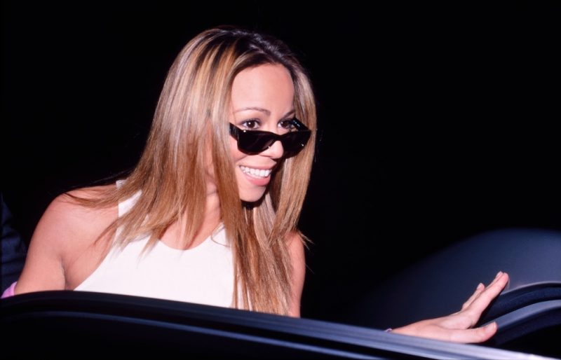 Mariah Carey Smiling Sunglasses