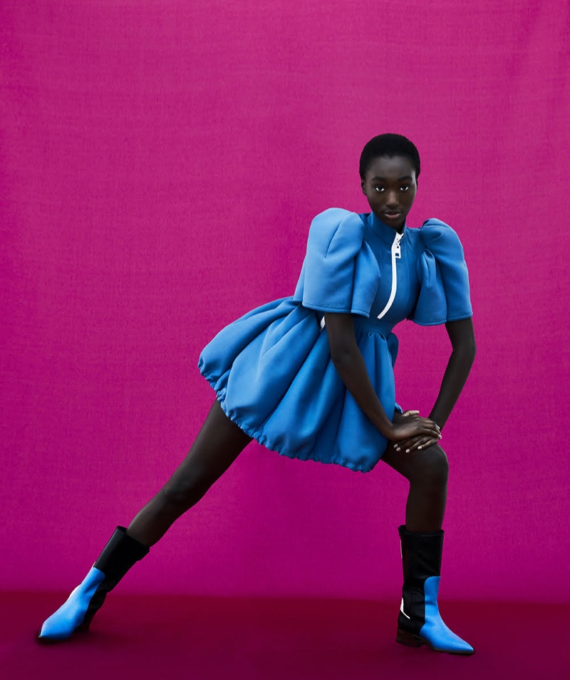 Marie-Ange Gueye Models Standout Styles for Marie Claire Netherlands