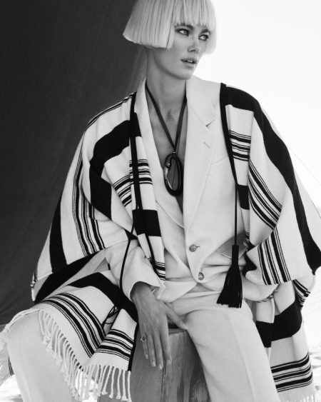 Mathilde Brandi Wears Retro Black & White Style for ELLE Germany Mathilde Brandi Wears Retro Black & White Style for ELLE Germany