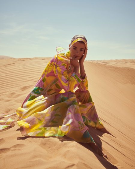 Mathilde Brandi Poses in Colorful Fashions for ELLE Germany Mathilde Brandi Poses in Colorful Fashions for ELLE Germany