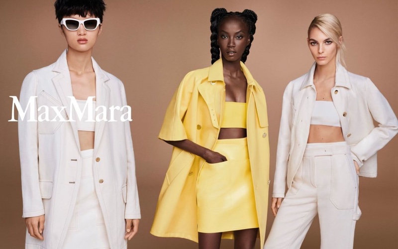 Crop Tops Max Mara Spring 2022 Campaign