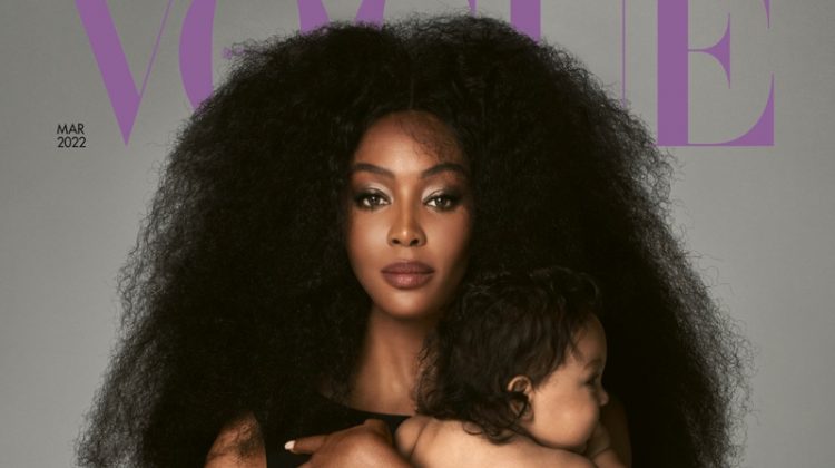 Naomi Campbell Joins Daughter for Vogue UK’s March Cover