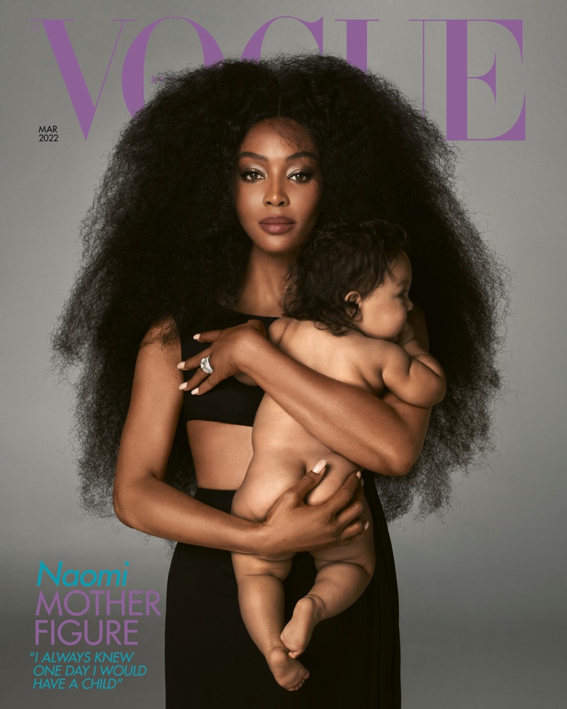 Naomi Campbell Daughter Vogue UK March 2022 Cover
