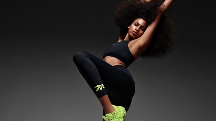 Imaan Hammam Shows Off Her Moves in Reebok x Victoria Beckham Drop 6