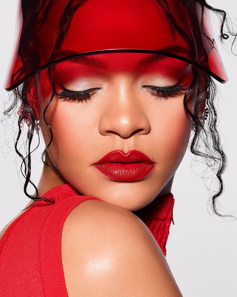 Rihanna Fenty Icon Lipstick Beauty Campaign Photos