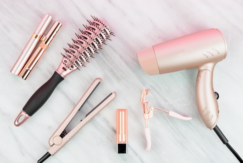 Rose Gold Hairstyling Tools