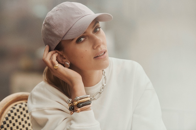 Scarlett Johansson David Yurman Baseball Cap Campaign